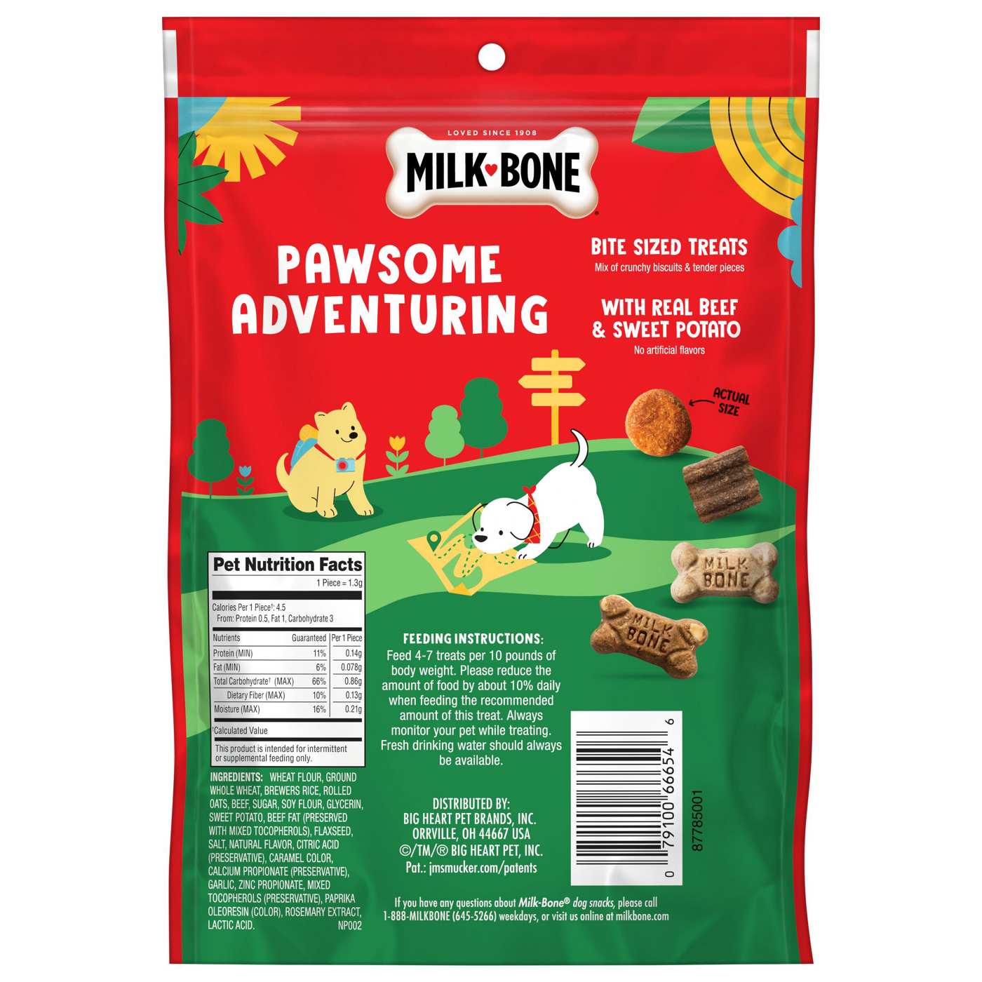 MilkBone Trail Mix Chewy & Crunchy Dog Treats; image 5 of 6