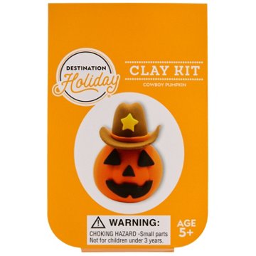 Destination Holiday Cowboy Pumpkin Clay Kit