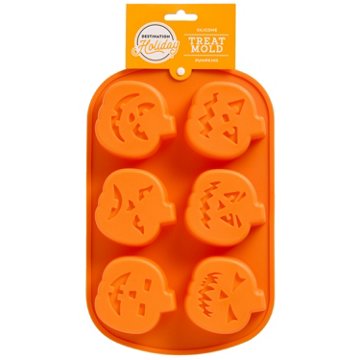 Destination Holiday Silicone Jack-O-Lantern Treat Mold