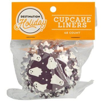 Destination Holiday Ghost Cupcake Liners, 48 ct