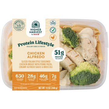 Higher Harvest by H-E-B 51g Protein Lifestyle Meal - Chicken Alfredo, 13 oz