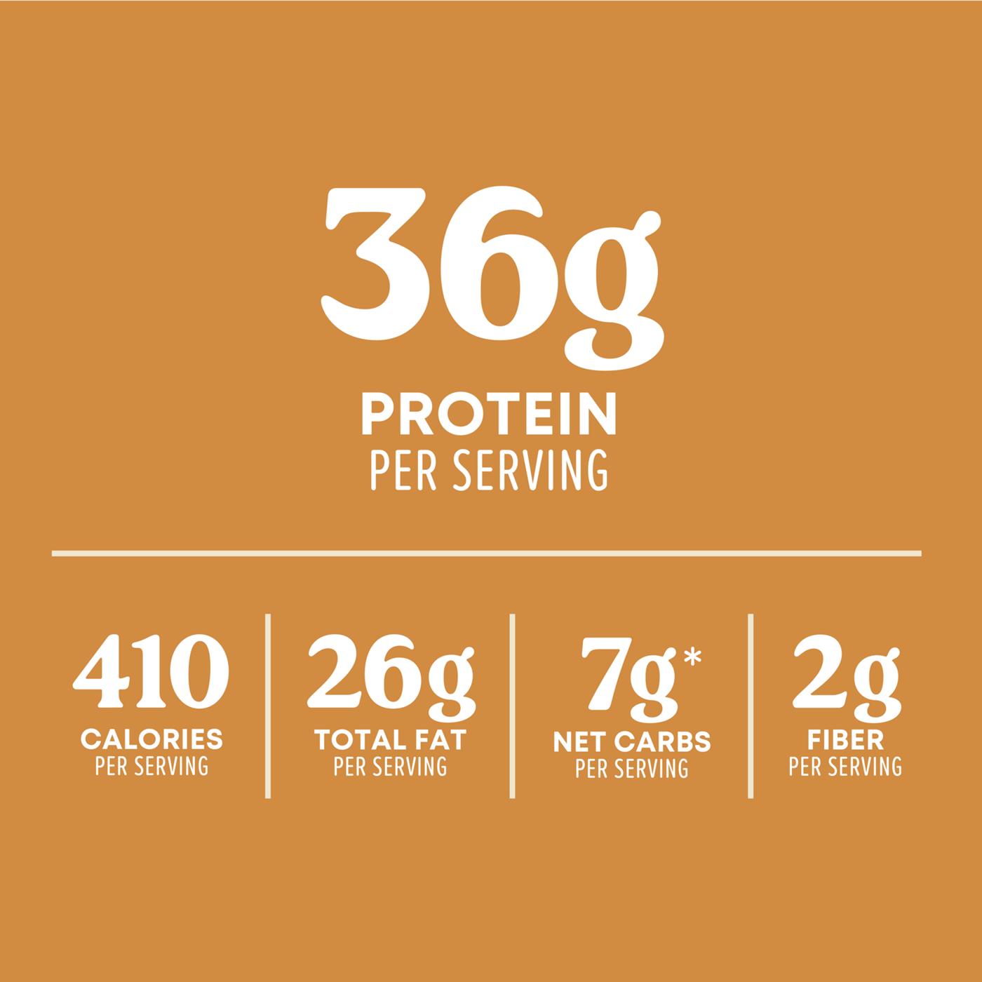 Higher Harvest by H-E-B 36g Protein Lifestyle Meal - BBQ Chicken & Loaded Cauliflower; image 2 of 10