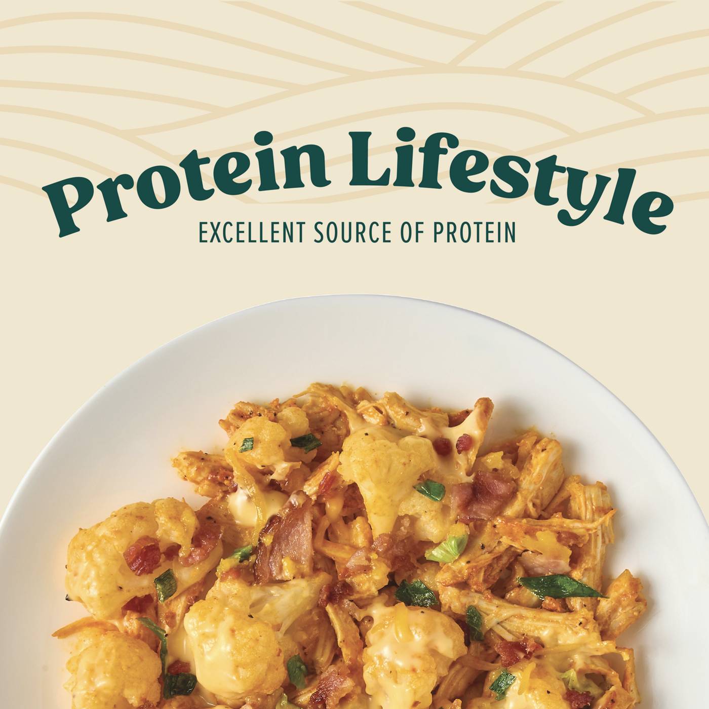 Higher Harvest by H-E-B 36g Protein Lifestyle Meal - BBQ Chicken & Loaded Cauliflower; image 6 of 10