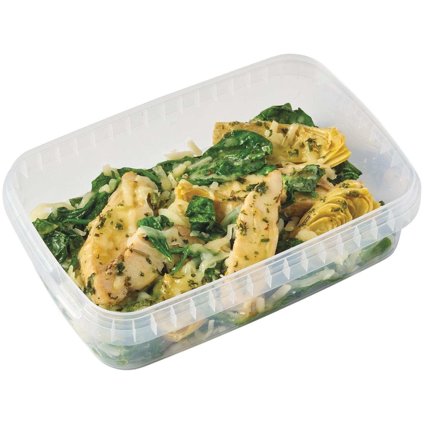 Higher Harvest by H-E-B 34g Protein Lifestyle Meal - Spinach & Artichoke Chicken; image 3 of 10