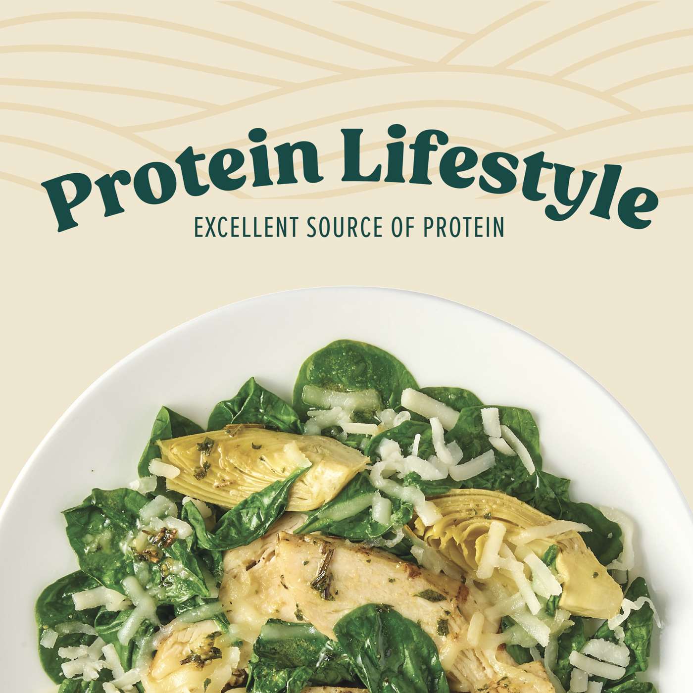 Higher Harvest by H-E-B 34g Protein Lifestyle Meal - Spinach & Artichoke Chicken; image 6 of 10