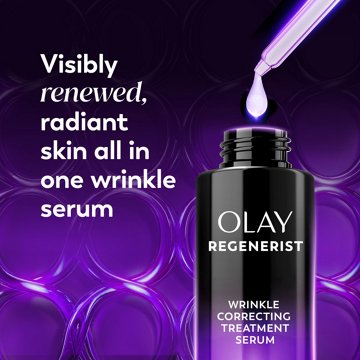 Olay Regenerist Collagen & Retinol Anti-Aging Serum, Brightening & Hydrating Night Treatment