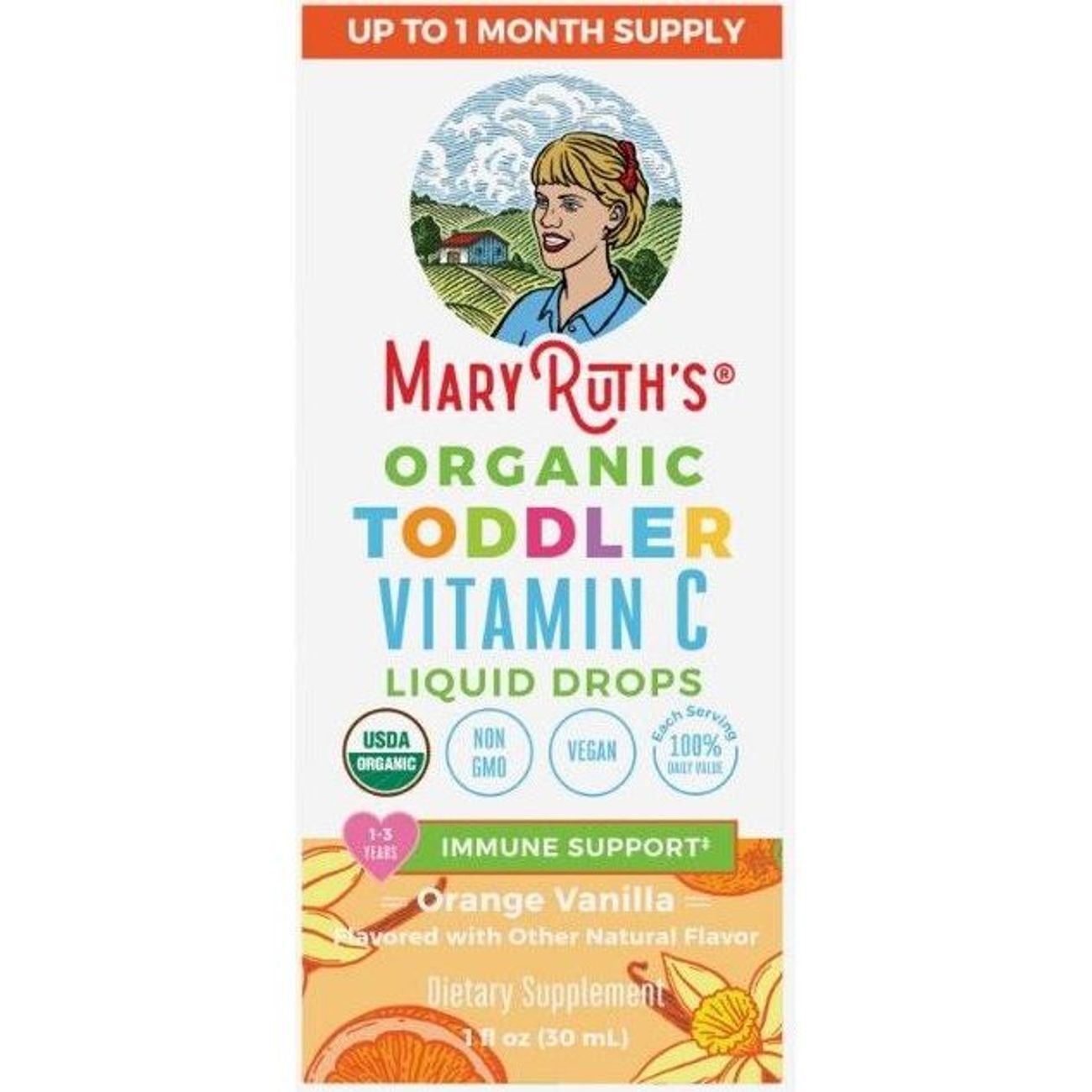 Mary Ruth's Organic Toddler Vitamin C Liquid Drops - Shop Vitamins A-Z ...