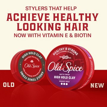 Old Spice High Hold Clay for Men,  Matte Finish, 2.22 oz