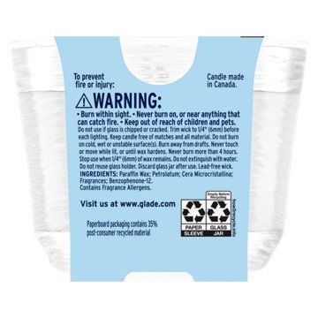 Glade 3 Wick Candle - Coconut Water & Beach Grass, 6.8 oz