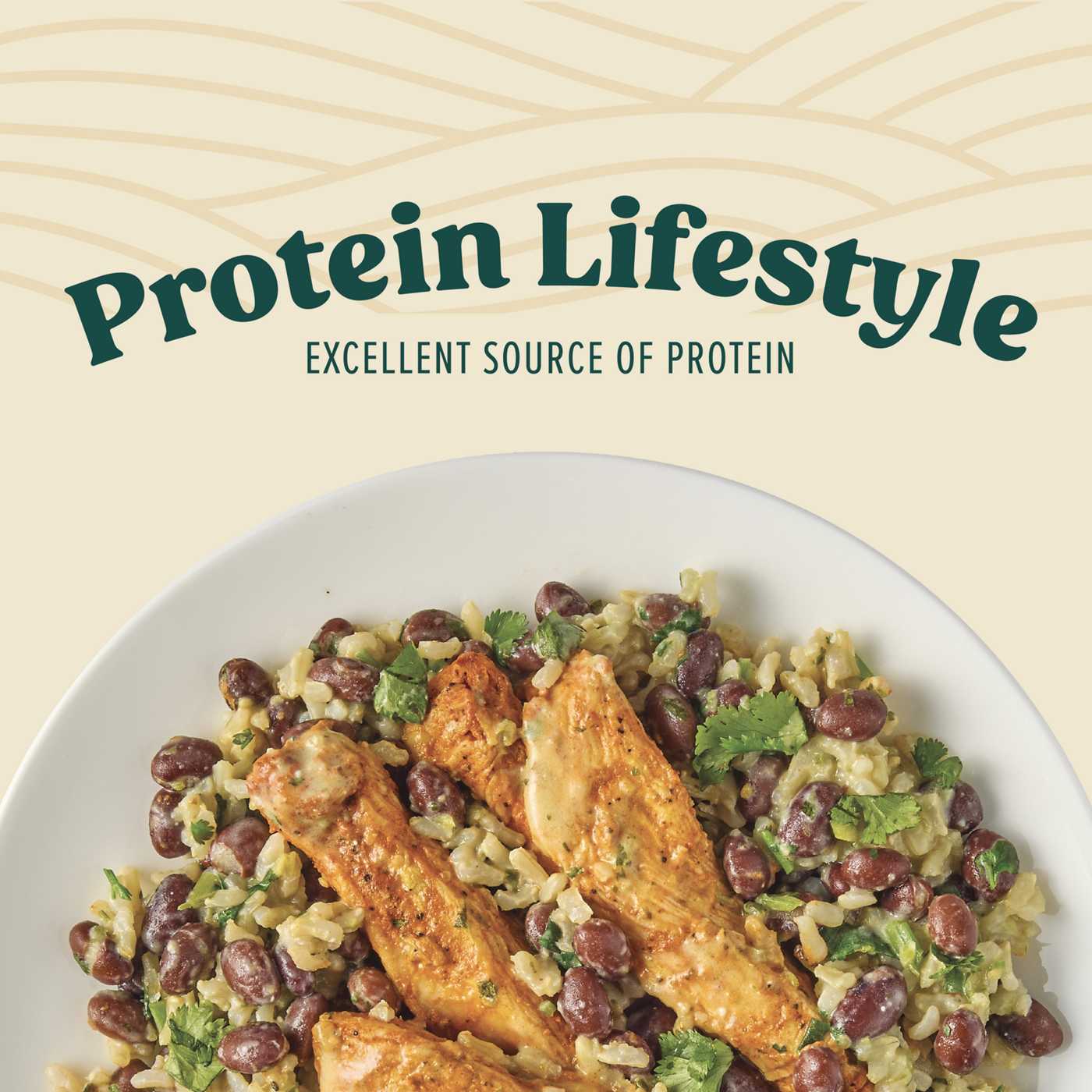 Higher Harvest by H-E-B 55g Protein Lifestyle Meal - Creamy Cilantro Chicken; image 2 of 12