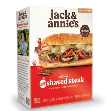 Jack & Annie's Vegan Jackfruit Shaved Steak, 8 oz