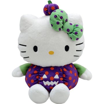 Sanrio Glow in the Dark Halloween Hello Kitty Plush, 12"