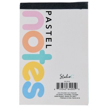Studio C Pastel Notes Memo Pad