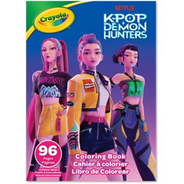 Crayola K-Pop Demon Hunters Coloring Book