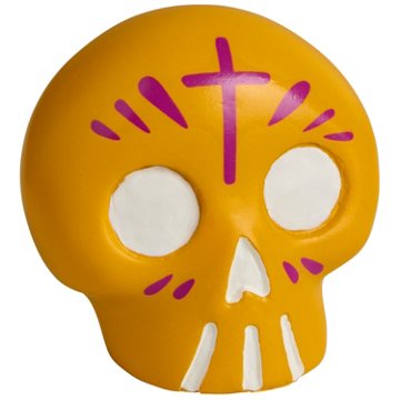Destination Holiday Day Of The Dead Mini Resin Skull