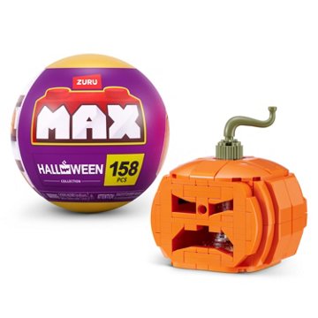 Zuru MAX Halloween Pumpkin Building Toy, 158 pc