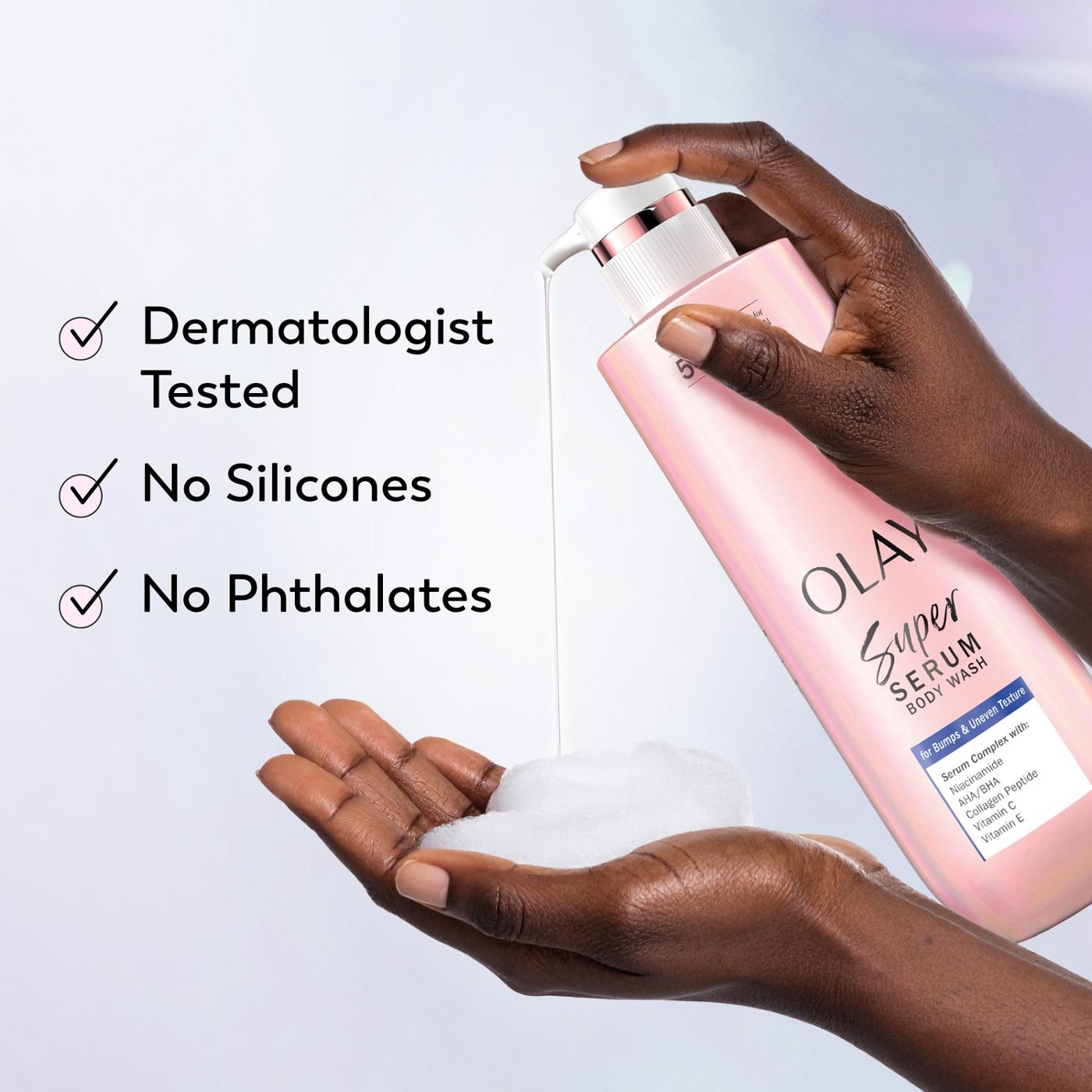 Olay Super Serum Body Wash for Bumpy Skin; image 2 of 10