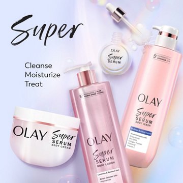 Olay Super Serum Body Wash for Bumps & Uneven Textured Skin, 20oz