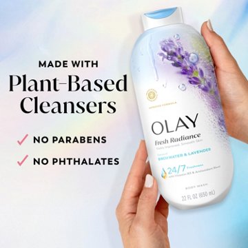 Olay Fresh Radiance Body Wash - Birch Water & Lavender, 22 oz