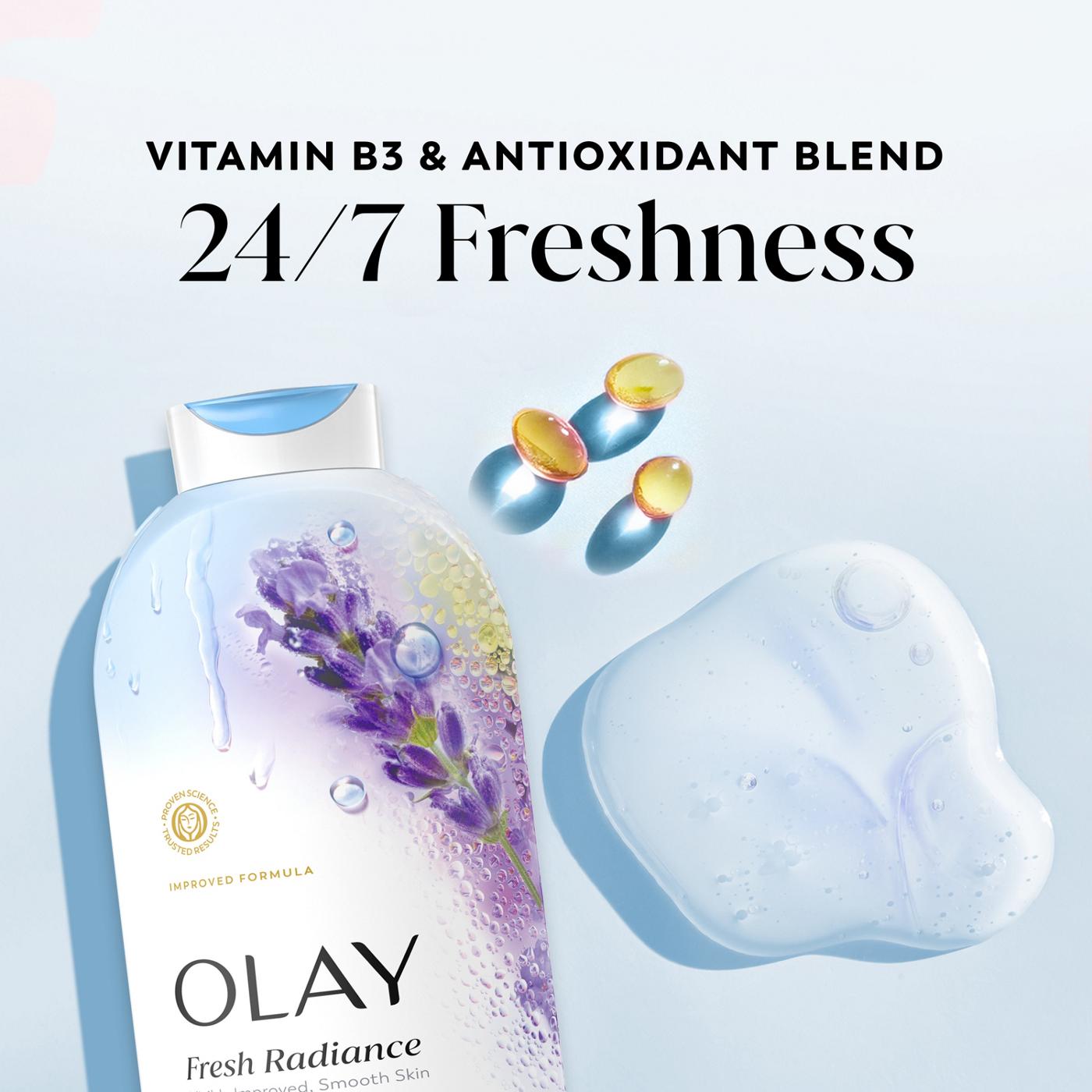 Olay Fresh Radiance Body Wash - Birch Water & Lavender; image 7 of 8