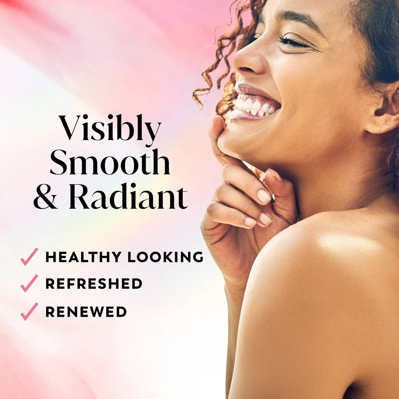 Olay Fresh Radiance Body Wash with Essence of Strawberry and Mint, Vitamin B3 and Antioxidant Blend; image 3 of 9