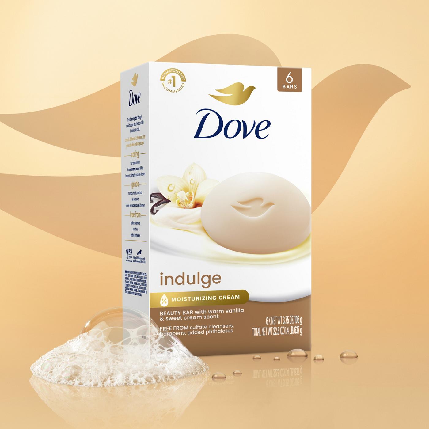 Dove Indulge Soap Bar Warm Vanilla + Sweet Cream; image 3 of 8