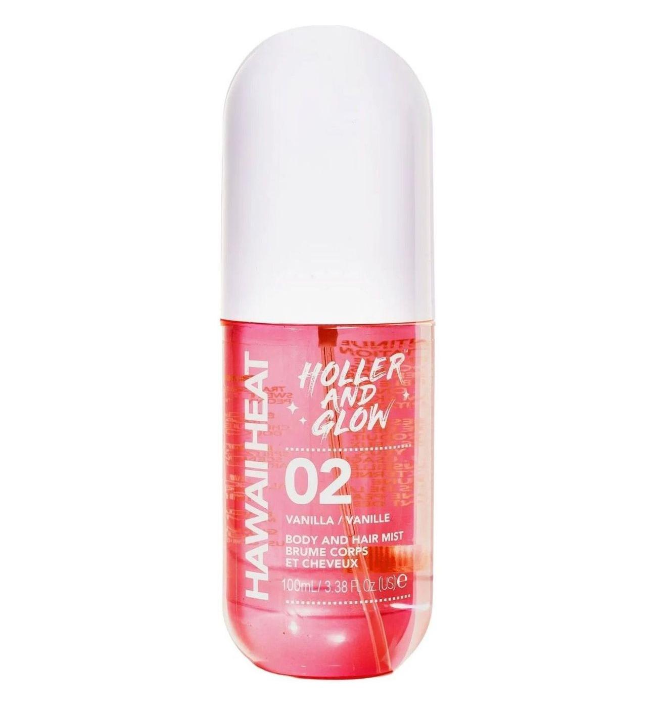 Holler and Glow Hawaii Heat Body Spray - Vanilla; image 1 of 2