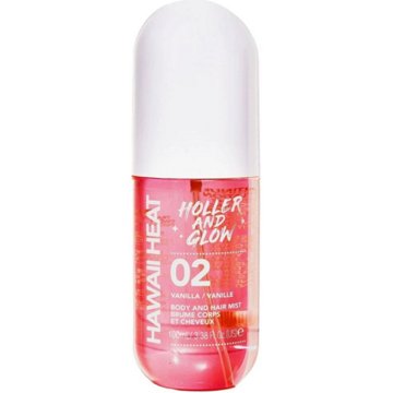 Holler and Glow Hawaii Heat Body Spray - Vanilla, 3.38 oz