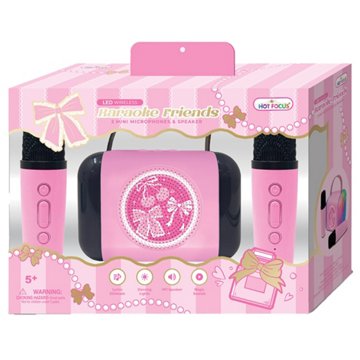 Hot Focus Karaoke Friends Mini Microphones & Speaker Set