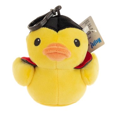 Quackerz Halloween Quackula Duck Backpack Clip, 4"