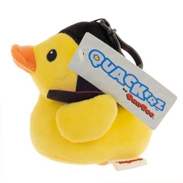 Quackerz Halloween Quackula Duck Backpack Clip, 4"