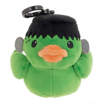 Quackerz Halloween Frankenduck Backpack Clip, 4"