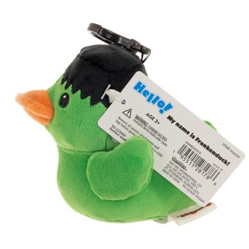 Quackerz Halloween Frankenduck Backpack Clip, 4"