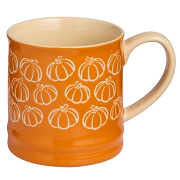 Destination Holiday Scatter Pumpkin Mug, 16 oz