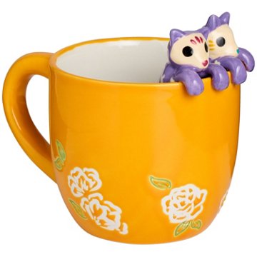 Destination Holiday Day of the Dead Mini Cat & Dog In Coffee Mug