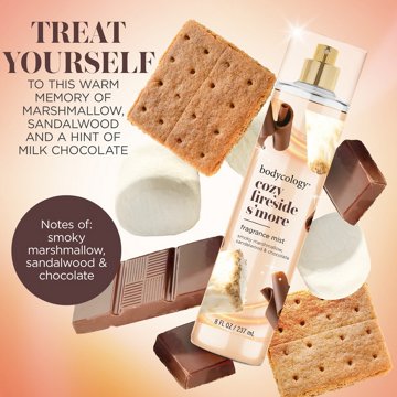 Bodycology Cozy Fireside S'more Fragrance Mist, 8 oz