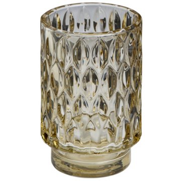 Destination Holiday Glass Candle Holder - Green