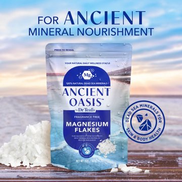 Dr Teal's Ancient Oasis Magnesium Flakes, 2 lb