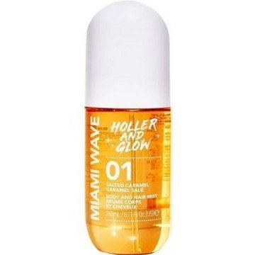 Holler and Glow Miami Wave Body Spray - Salted Caramel, 8.11 oz