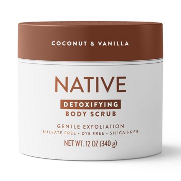 Native Detoxifying Body Scrub, Coconut & Vanilla for Women, 12 oz