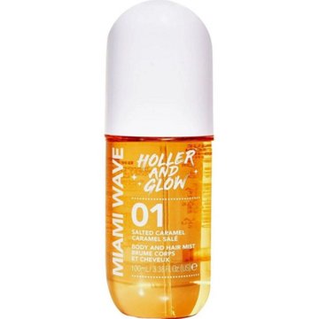 Holler and Glow Miami Wave Body Spray - Salted Caramel, 3.38 oz
