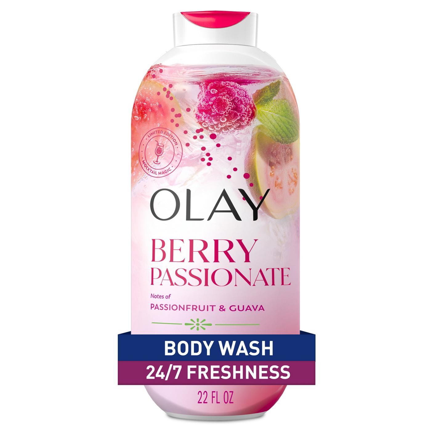 Olay Limited Edition Berry Passionate Body Wash; image 1 of 10
