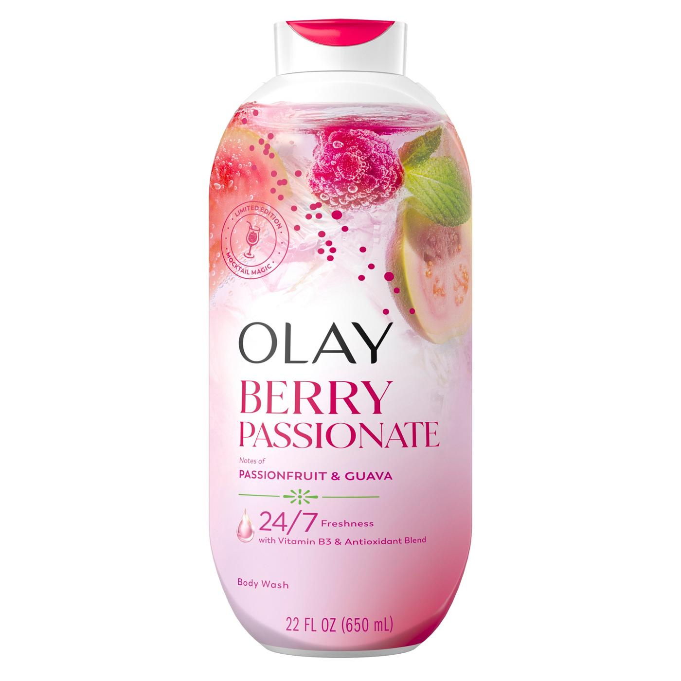 Olay Limited Edition Berry Passionate Body Wash; image 3 of 10