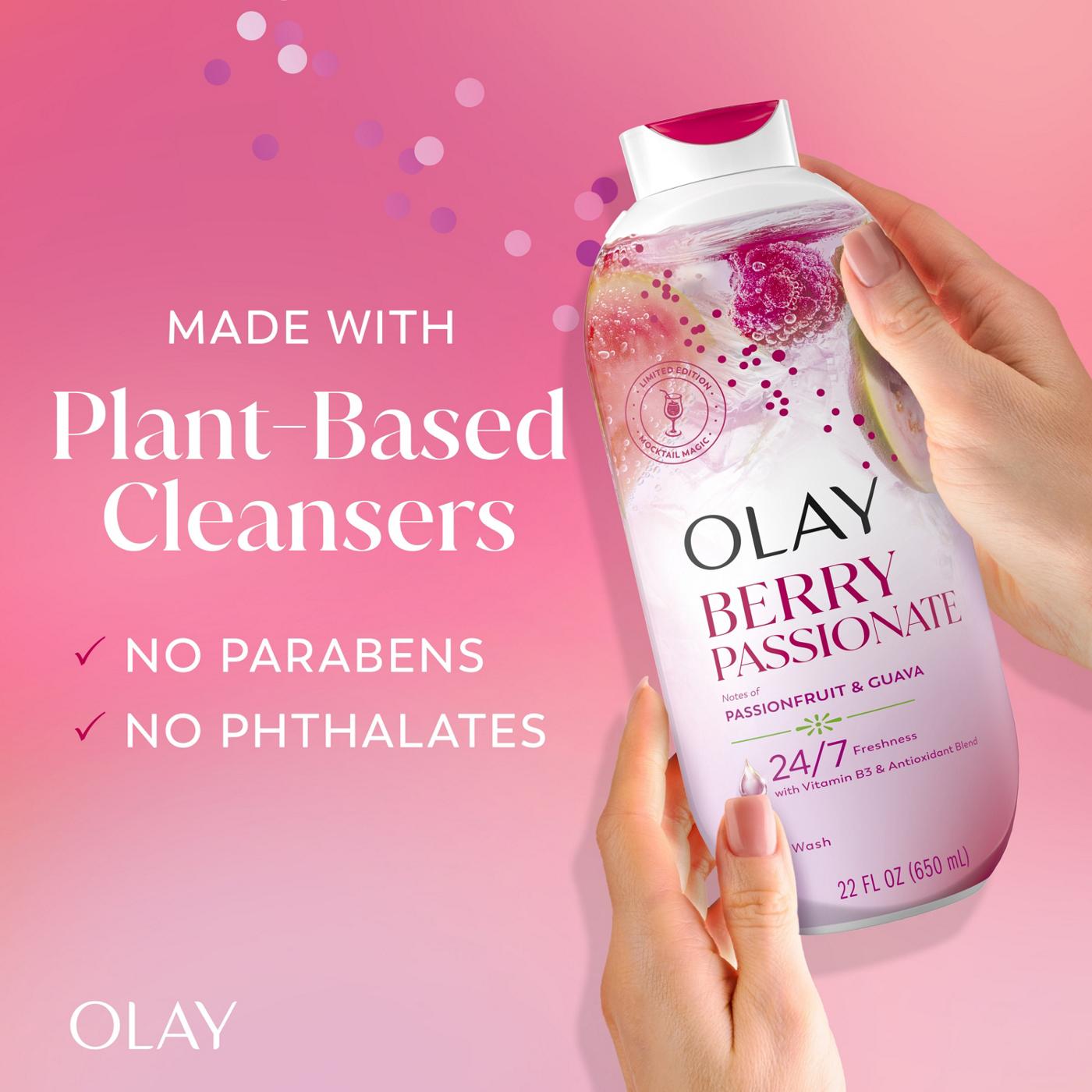 Olay Limited Edition Berry Passionate Body Wash; image 4 of 10