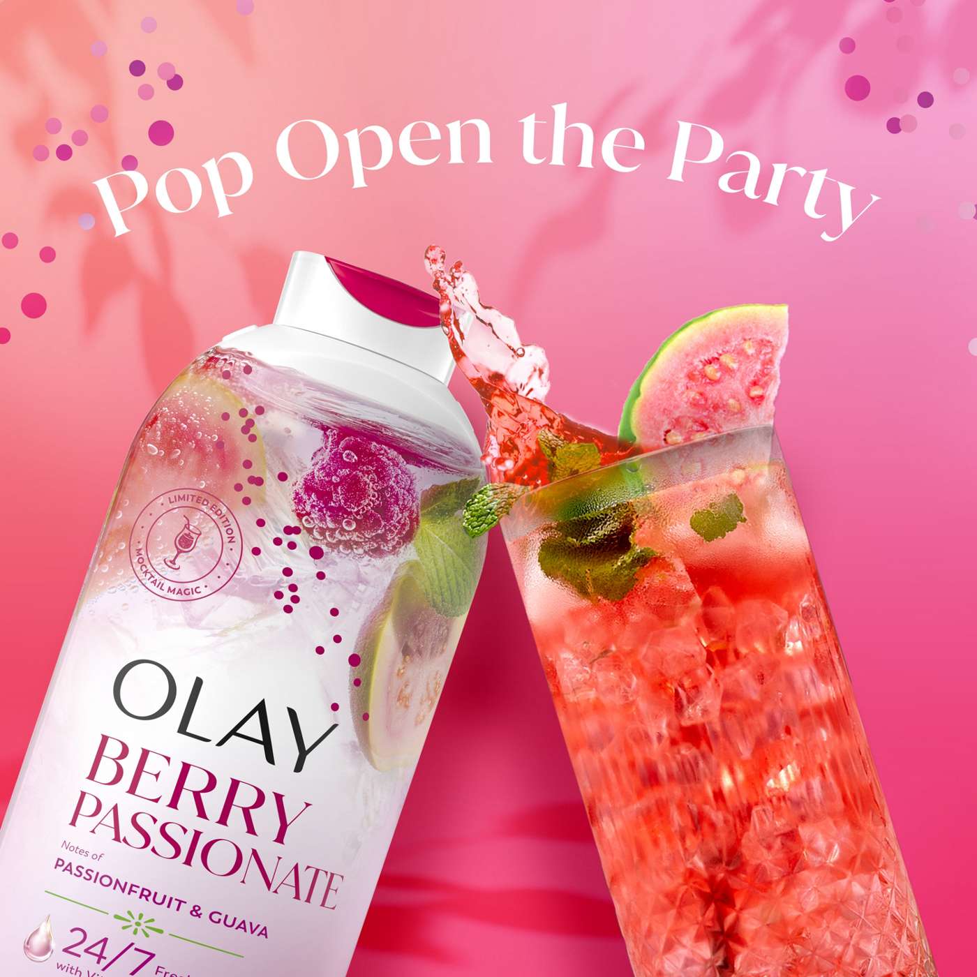Olay Limited Edition Berry Passionate Body Wash; image 6 of 10