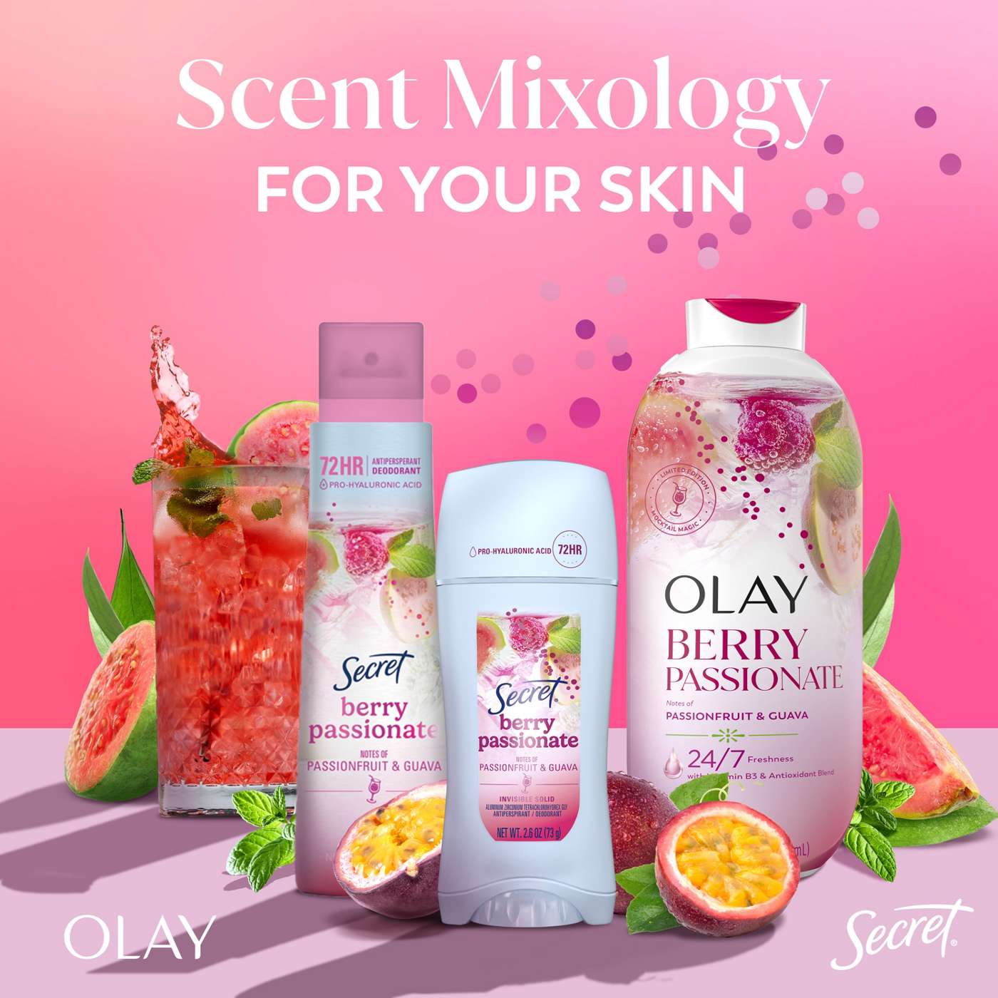 Olay Limited Edition Berry Passionate Body Wash; image 7 of 10