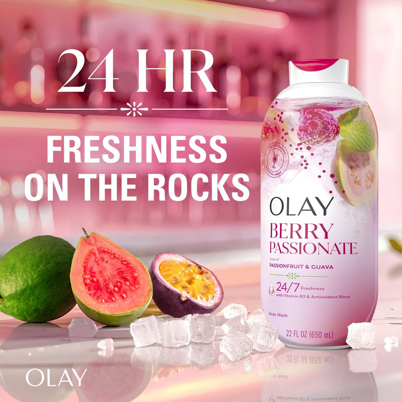 Olay Limited Edition Berry Passionate Body Wash; image 8 of 10