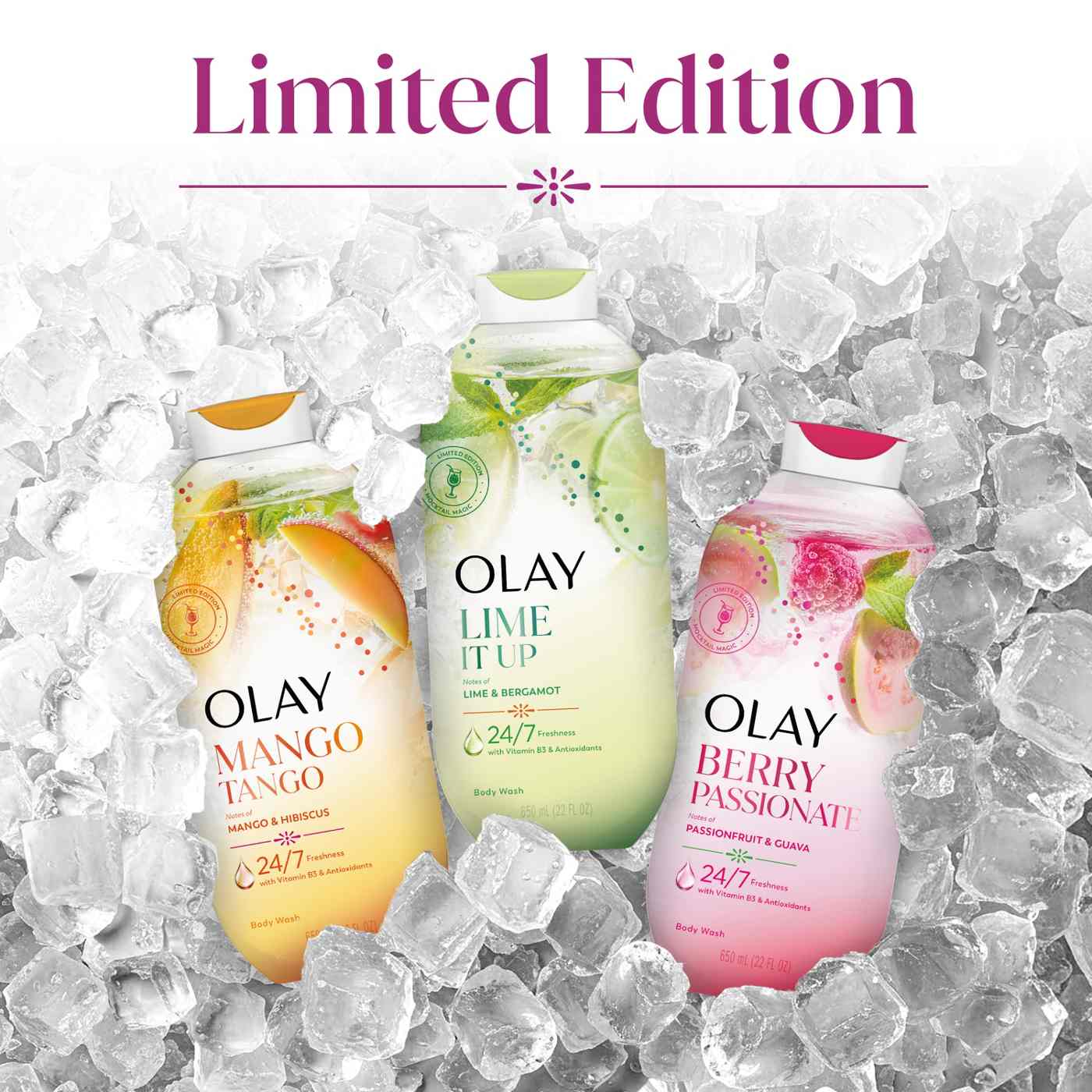 Olay Limited Edition Berry Passionate Body Wash; image 9 of 10