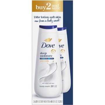 Dove Deep Moisture Body Wash 2 pk