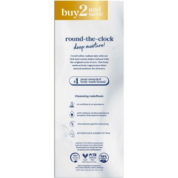 Dove Deep Moisture Body Wash 2 pk